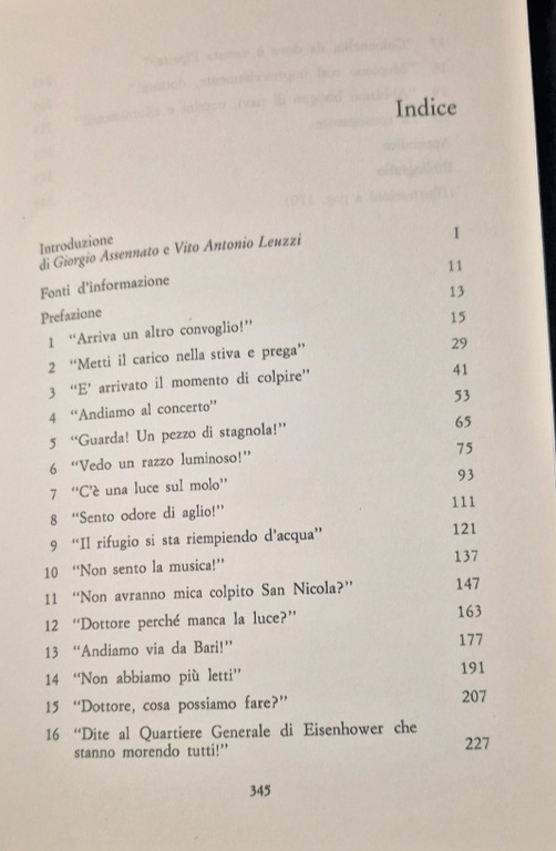 DISASTRO A BARI di Glenn Infield 2003 Adda libro bombardamento …