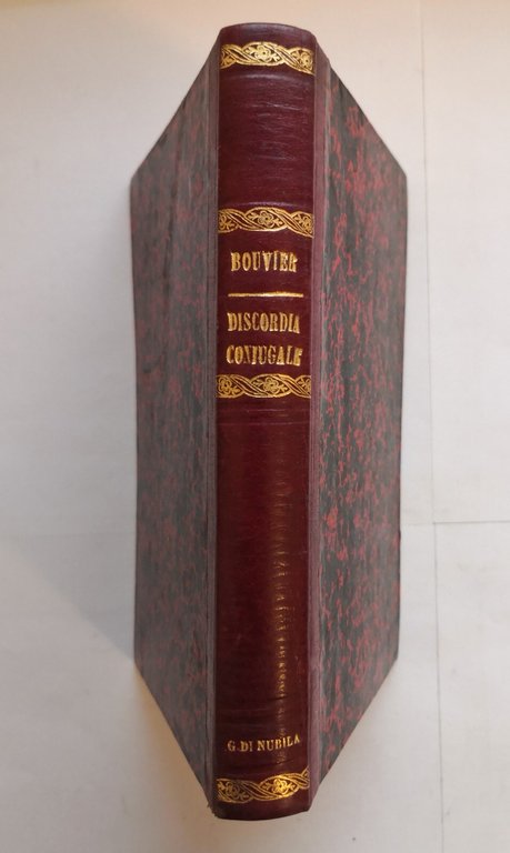 DISCORDIA CONIUGALE di Alessio Bouvier 1900 Fratelli Treves libro antico …
