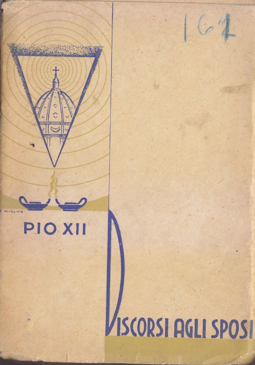 DISCORSI AGLI SPOSI di Pio XII volume 1 1940 Sales …
