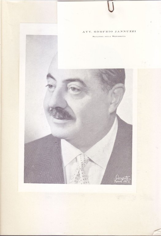 DISCORSI E RELAZIONI PARLAMENTARI di Onofrio Jannuzzi 1963 Spada libro …
