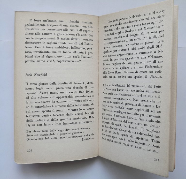 DISCUTIAMO SUL BLACK POWER di Martin Duberman 1968 De Donato …