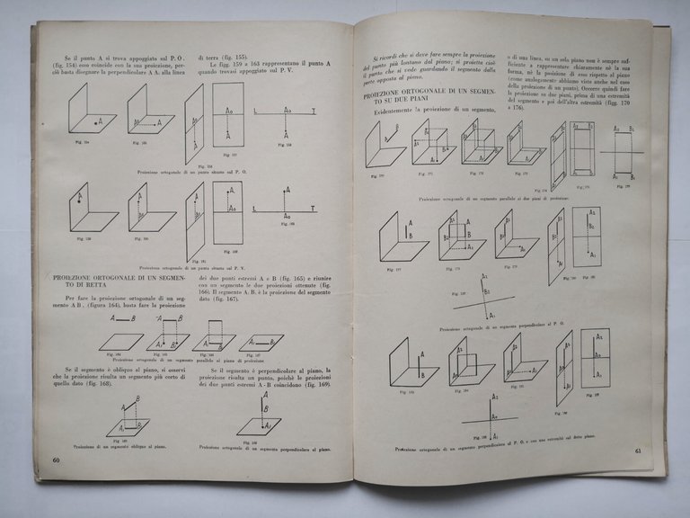 DISEGNO DI MACCHINE E GEOMETRICO di Vannelli 2 volumi 1942 …