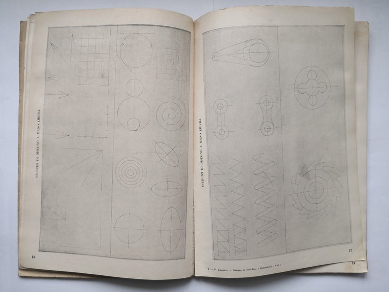 DISEGNO DI MACCHINE E GEOMETRICO di Vannelli 2 volumi 1942 …
