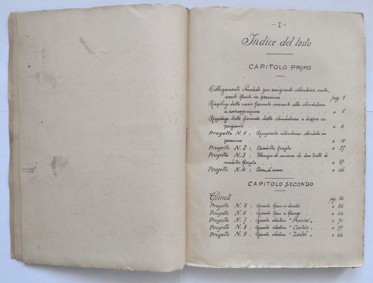 DISEGNO E CALCOLO COSTRUZIONE DI MACCHINE di Pietro Mazzarino 1944 …