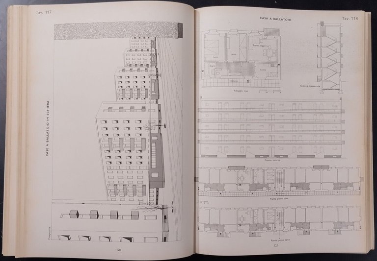 DISEGNO EDILE PROGETTI PARTICOLARI di Roversi 1966 Hoepli Libro geometria …