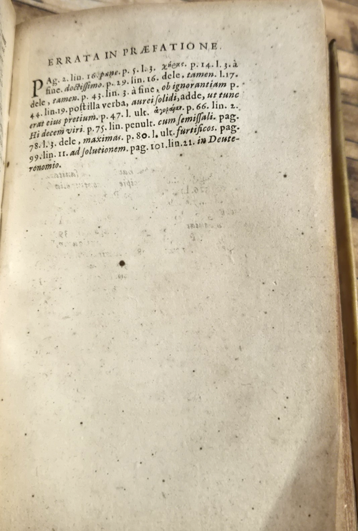 DISSERTATIO DE FOENORE TRAPEZITICO di Claudio Salmasio 1640 Officina Maire …