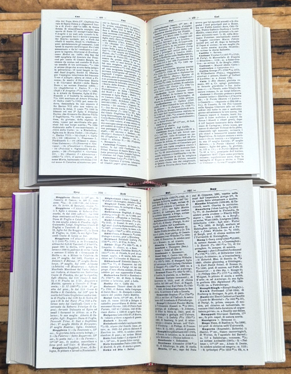 DIZIONARIO BIOGRAFICO UNIVERSALE di G Garollo 2 Volumi 1983 Hoepli … | Immagine Gallery 3