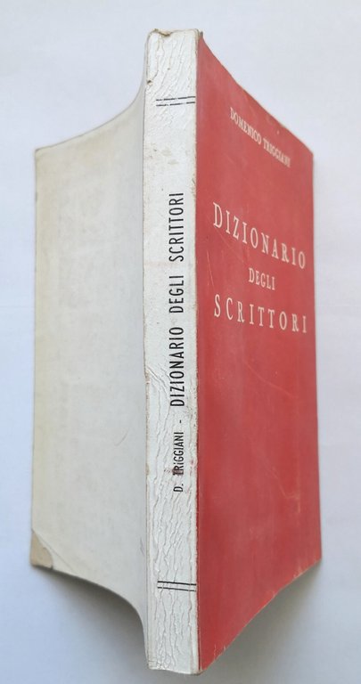 DIZIONARIO DEGLI SCRITTORI di Domenico Triggiani 1960 Bari