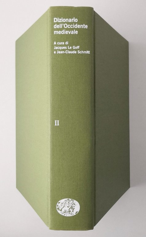 DIZIONARIO DELL'OCCIDENTE MEDIEVALE di Le Goff e Schmitt Volume II …