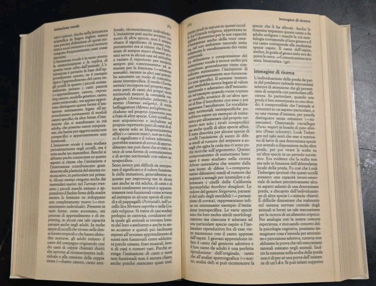 DIZIONARIO DI ETOLOGIA diretto da Danilo Mainardi 1992 I edizione …