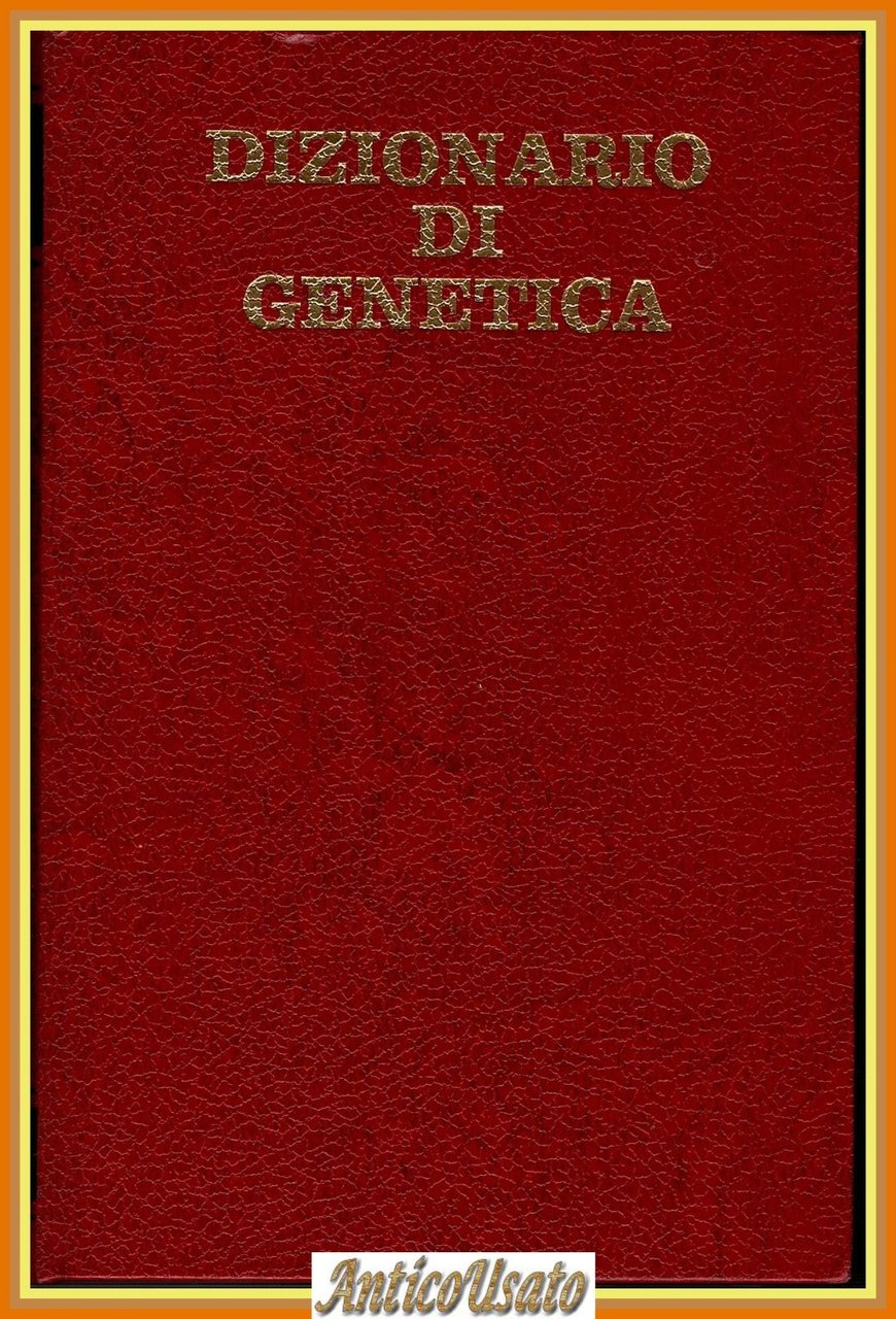 DIZIONARIO DI GENETICA di Robert King 1974 ISEDI Libro Manuale