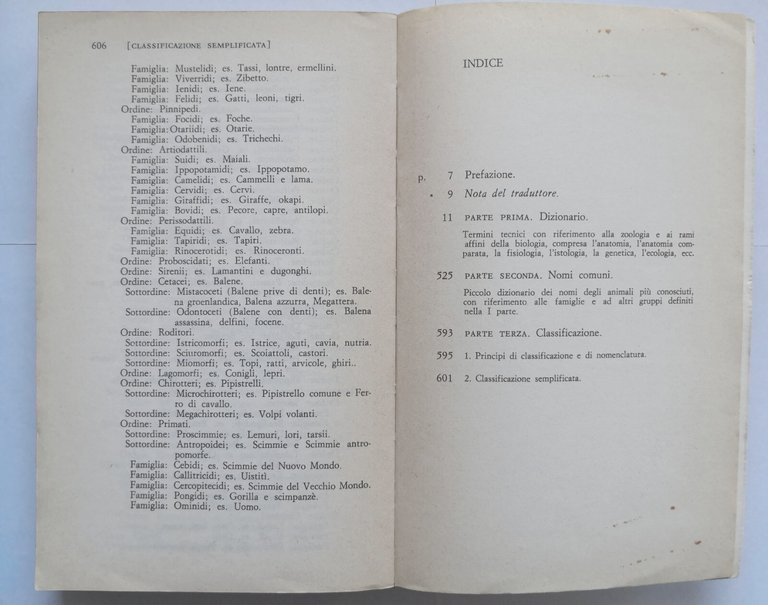 DIZIONARIO DI ZOOLOGIA Leftwich 1975 Newton Compton libro concetti fondamentali