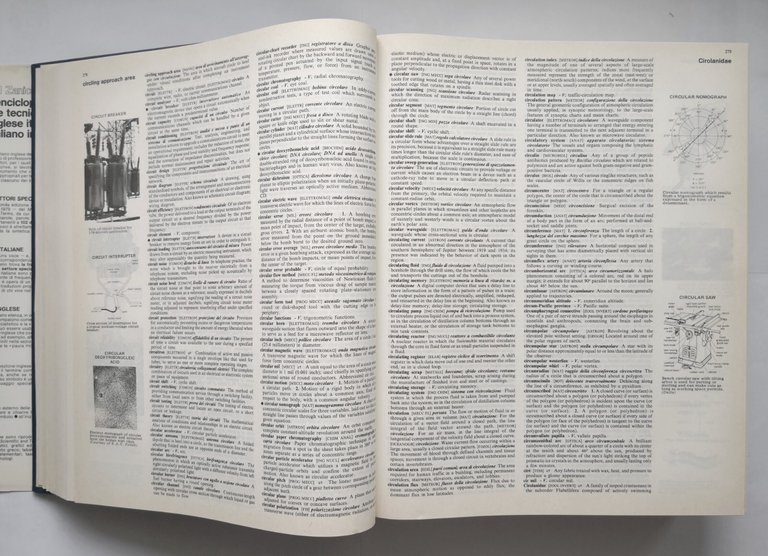 DIZIONARIO ENCICLOPEDICO SCIENTIFICO E TECNICO INGLESE ITALIANO 1985 Zanichelli