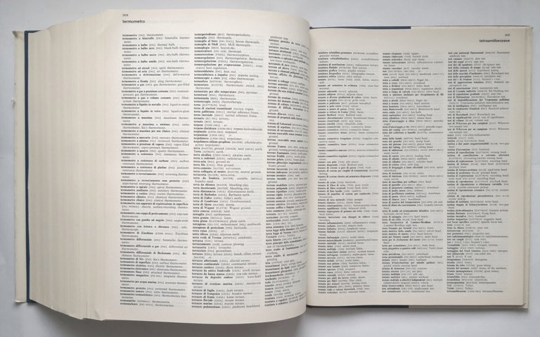 DIZIONARIO ENCICLOPEDICO SCIENTIFICO E TECNICO INGLESE ITALIANO 1985 Zanichelli