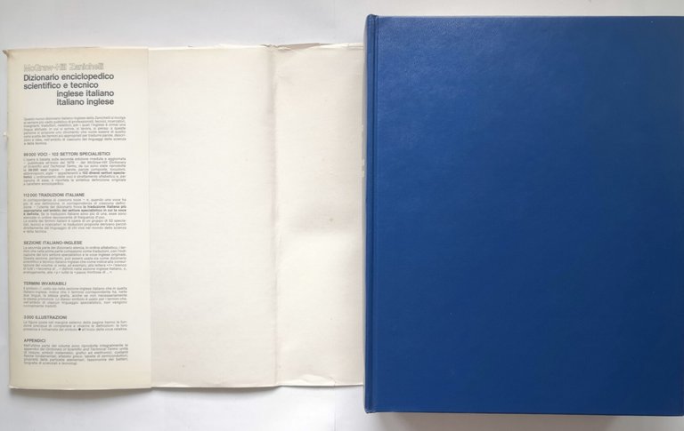 DIZIONARIO ENCICLOPEDICO SCIENTIFICO E TECNICO INGLESE ITALIANO 1985 Zanichelli