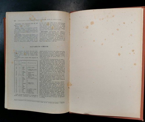 DIZIONARIO ILLUSTRATO DELLE SCIENZE PURE E APPLICATE VOLUME 1 (a …