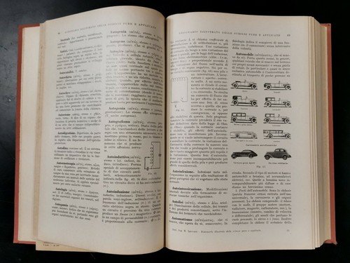 DIZIONARIO ILLUSTRATO DELLE SCIENZE PURE E APPLICATE VOLUME 1 (a …