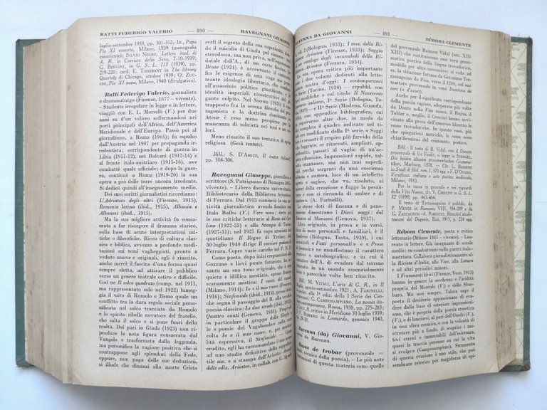 DIZIONARIO STORICO CRITICO DELLA LETTERATURA ITALIANA di Turri Renda 1941 …