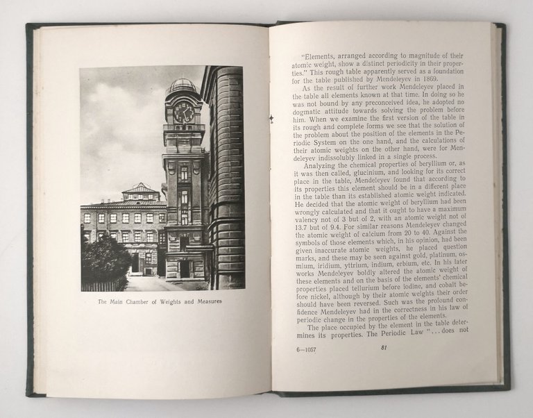 DMITRY IVANOVICH MENDELEYEV di Pisarzhevsky 1954 Foreign Languages Libro