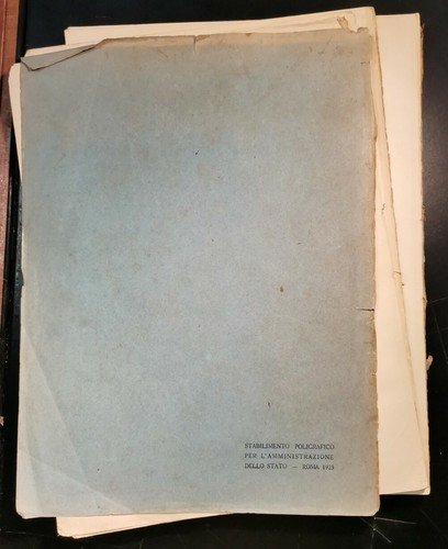 DOCUMENTI SU CONDIZIONE FINANZIARIA E ECONOMICA DELL’ITALIA di De Stefani …