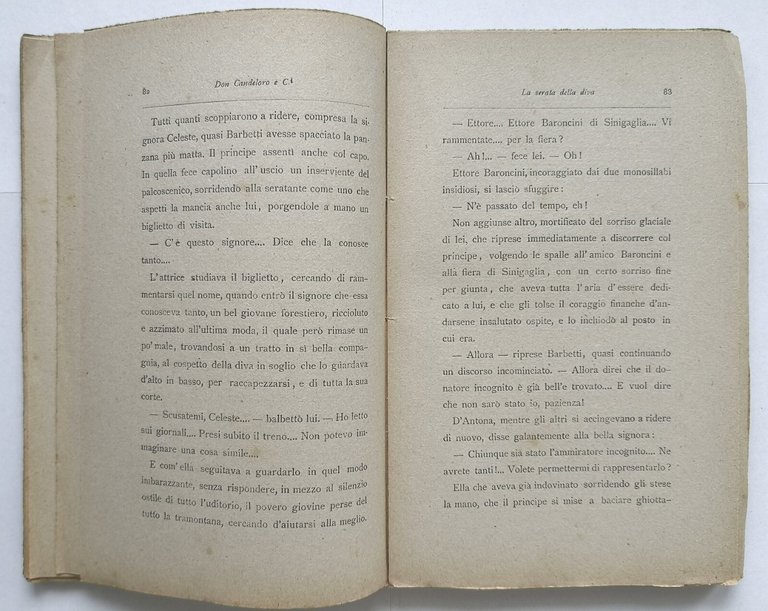 DON CANDELORO E C di Giovanni Verga 1919 Fratelli Treves …