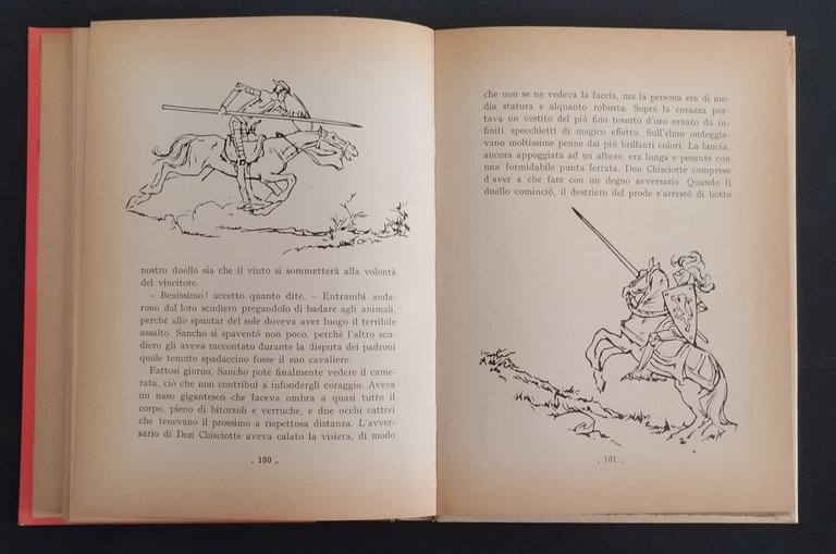 DON CHISCIOTTE di Miguel Cervantes De Saavedra 1956 Vallardi Libro …