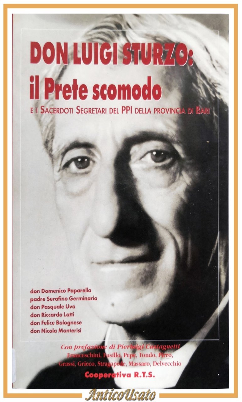 DON LUIGI STURZO IL PRETE SCOMODO 2000 RTS Libro sacerdoti …