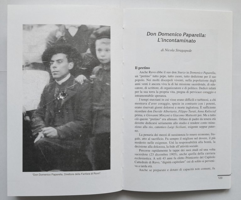 DON LUIGI STURZO IL PRETE SCOMODO 2000 RTS Libro sacerdoti …