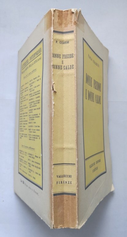 DONNE FREDDE E DONNE CALDE di Paolo Cesarini 1946 Vallecchi …