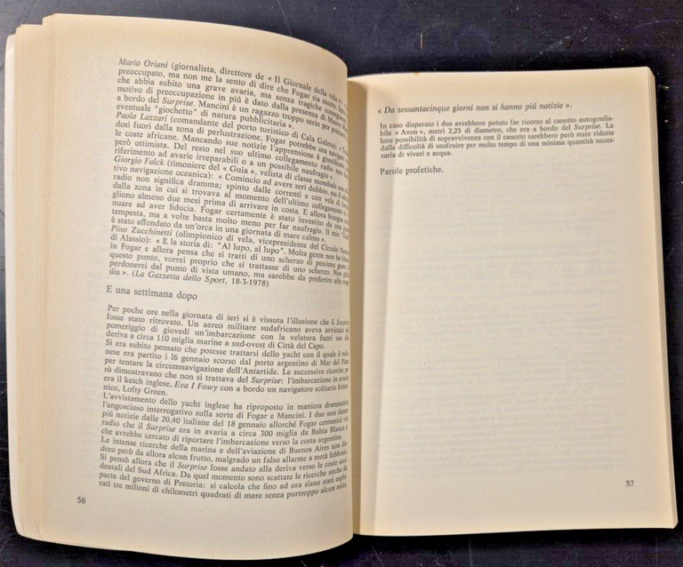 DOSSIER FOGAR di Prinzhofer 1978 SM libro verità sulla tragedia …