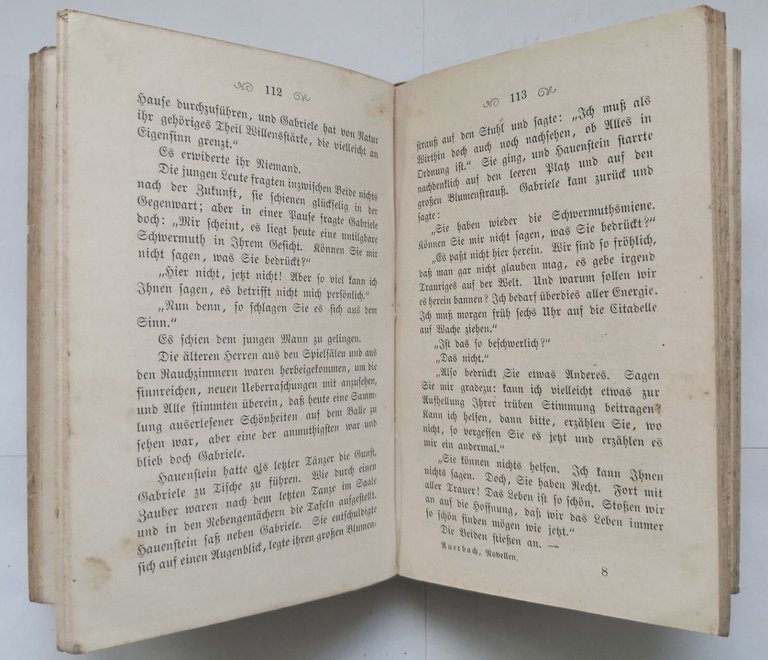 DREI EINZIGE TOCHTER di Berthold Auerbach 1878 Cotta libro antico …