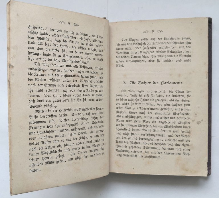 DREI EINZIGE TOCHTER di Berthold Auerbach 1878 Cotta libro antico …