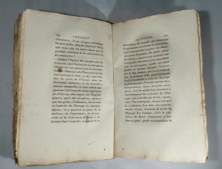 DU CONGRES DE VIENNE tome II di M De Pradt …