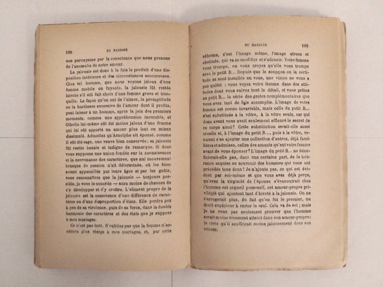 DU MARIAGE di Leon Blum 1937 Albin Michel editeur libro …