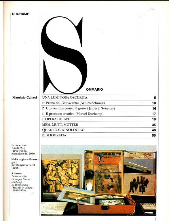 DUCHAMP di Maurizio Calvesi 1993 Monografia 78 artedossier art dossier …