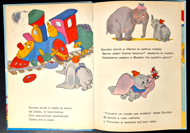DUMBO di Walt Disney 1975 Mondadori Imparo a Leggere con …