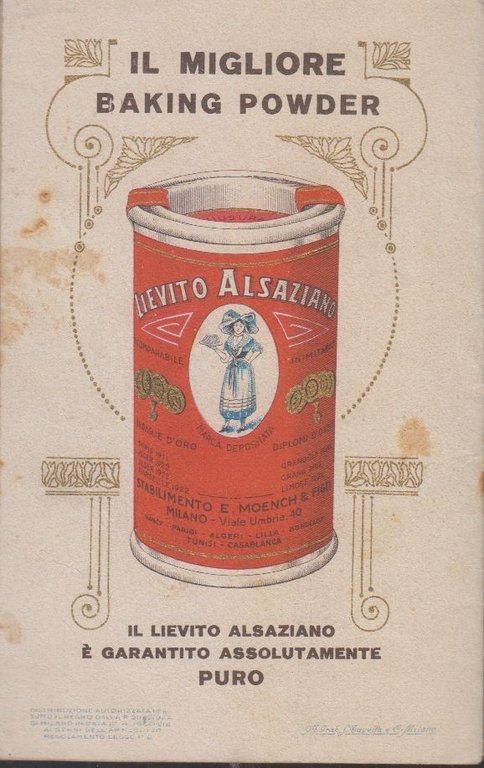 E MOENCH Libretto Brochure il segreto dell'arte della pasticceria casalinga …