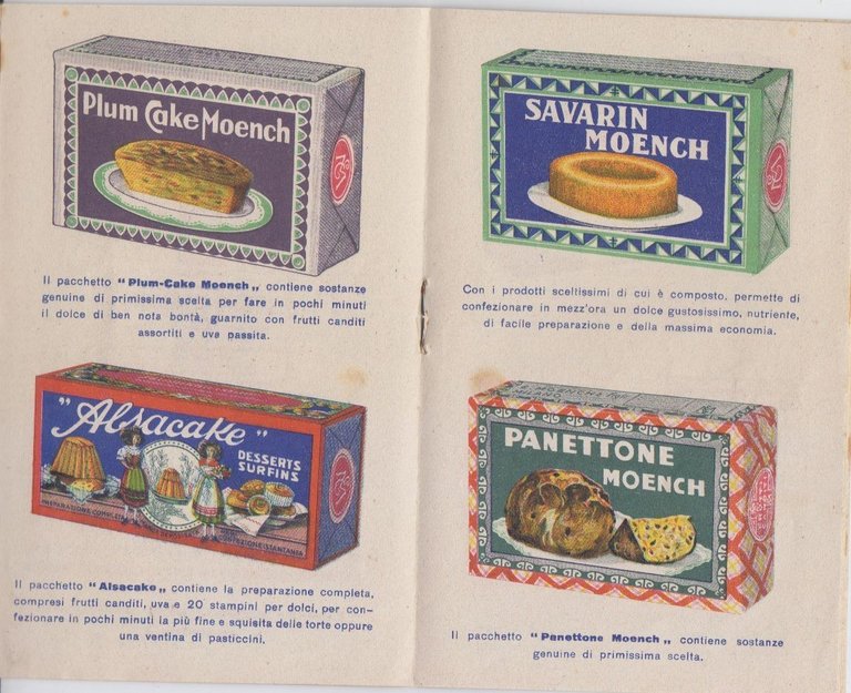 E MOENCH Libretto Brochure il segreto dell'arte della pasticceria casalinga …