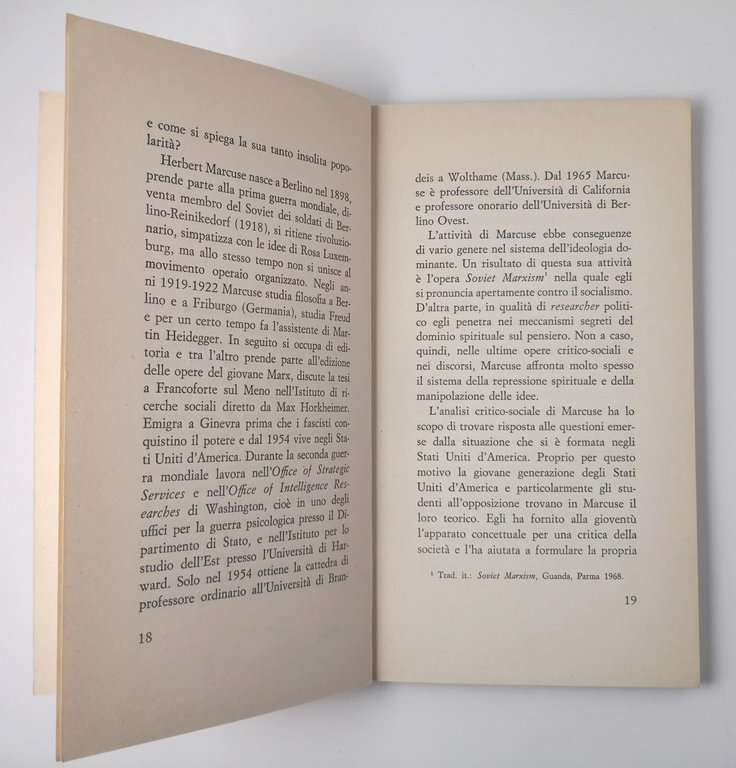 È RIVOLUZIONARIA LA DOTTRINA DI MARCUSE ? Ulle Zamoshkin Motroshilova …