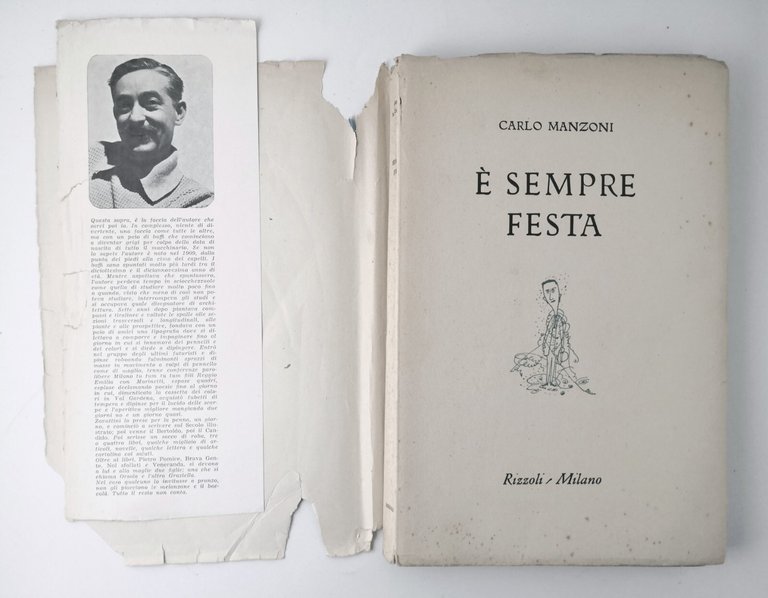È SEMPRE FESTA di Carlo Manzoni 1950 Rizzoli Libro Romanzo …