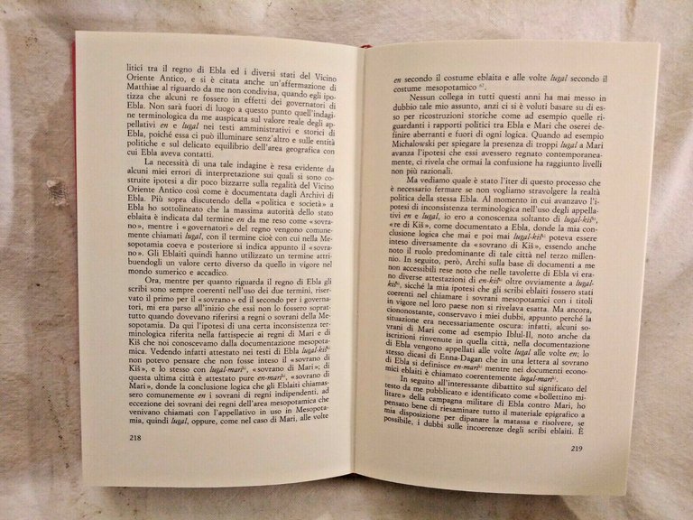 EBLA di Giovanni Pettinato 1986 Rusconi nuovi orizzonti della storia …