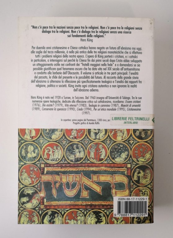EBRAISMO passato presente futuro di Hans Kung 1999 Rizzoli Libro …