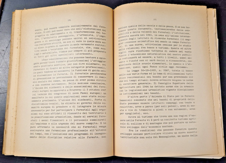 ECONOMIA MONTANA E FORESTALE di Mario Greco 1971 Cacucci Libro …