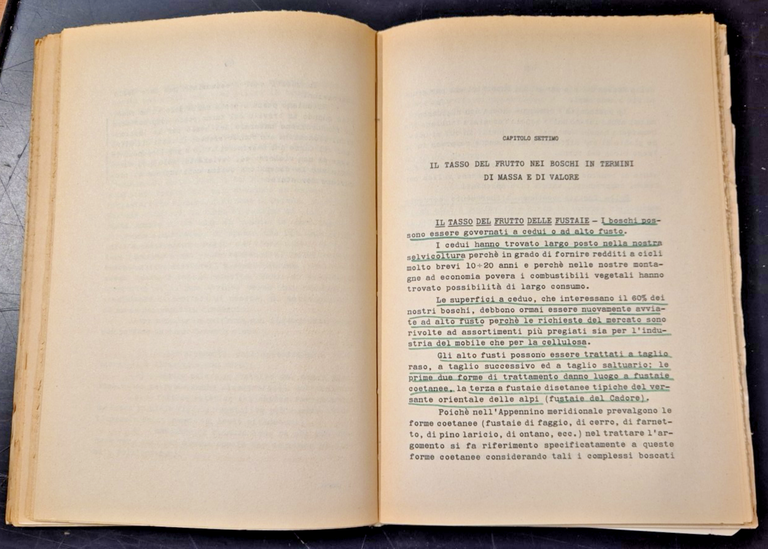 ECONOMIA MONTANA E FORESTALE di Mario Greco 1971 Cacucci Libro …