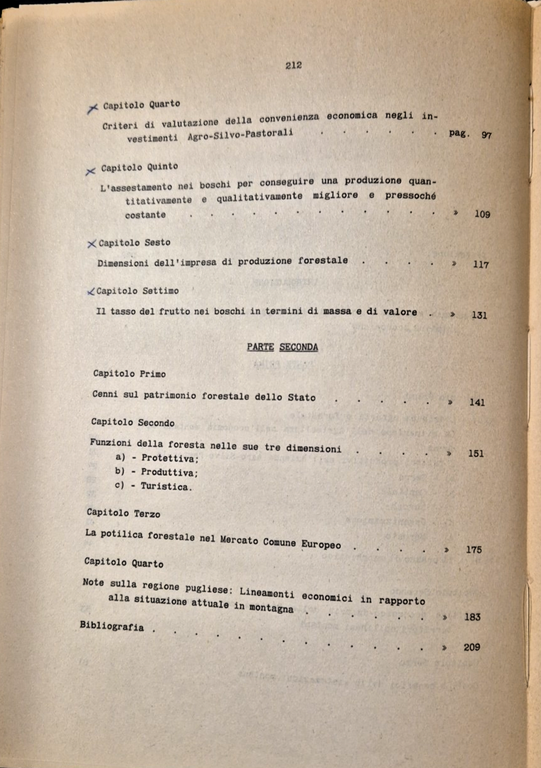 ECONOMIA MONTANA E FORESTALE di Mario Greco 1971 Cacucci Libro …