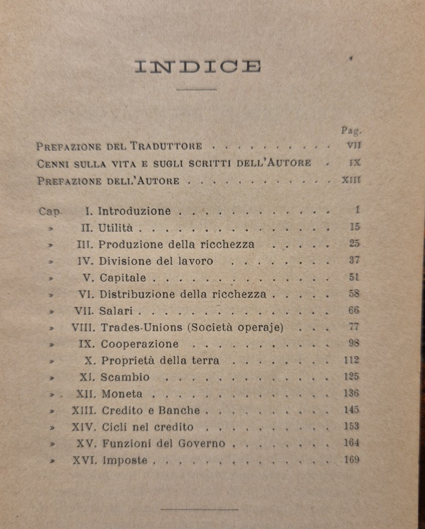 Economia politica di Stanley Jevons 1899 hoepli manuale libro Luigi …