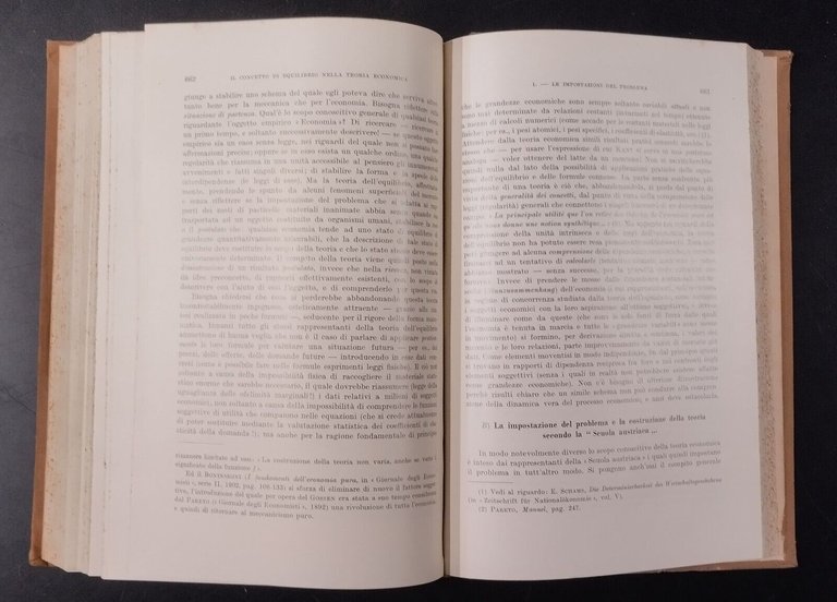 ECONOMIA PURA di Del Vecchio Menger Mayer Edgeworth Berardi 1927 …