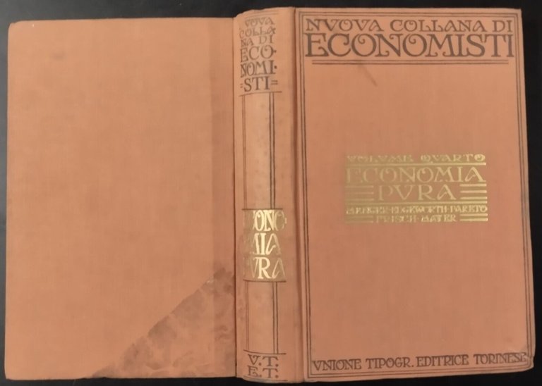 ECONOMIA PURA di Del Vecchio Menger Mayer Edgeworth Berardi 1927 …
