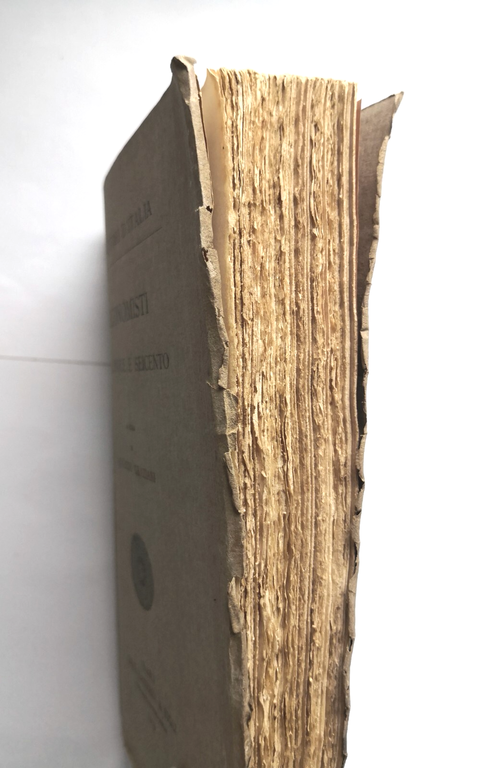 ECONOMISTI DEL CINQUE E SEICENTO di Augusto Graziani 1913 Laterza …