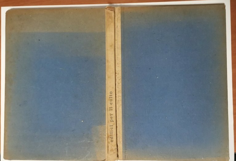 EDIFICI PER IL CULTO di Cassi Ramelli 1946 Vallardi libro …